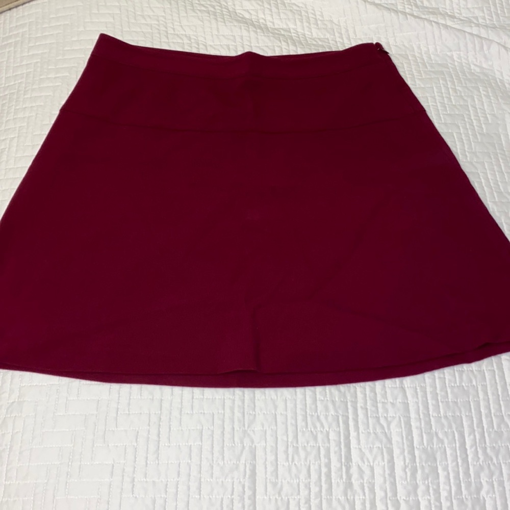 Burgundy Ann Taylor Loft skirt size 10